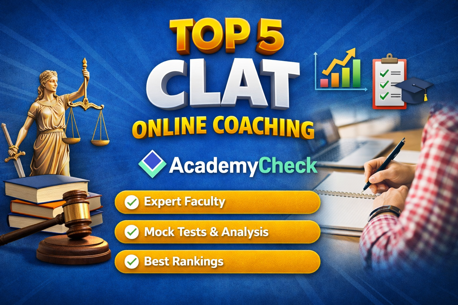 CLAT 2026 Online Coaching: Top Institutes Based on Faculty & Rankings